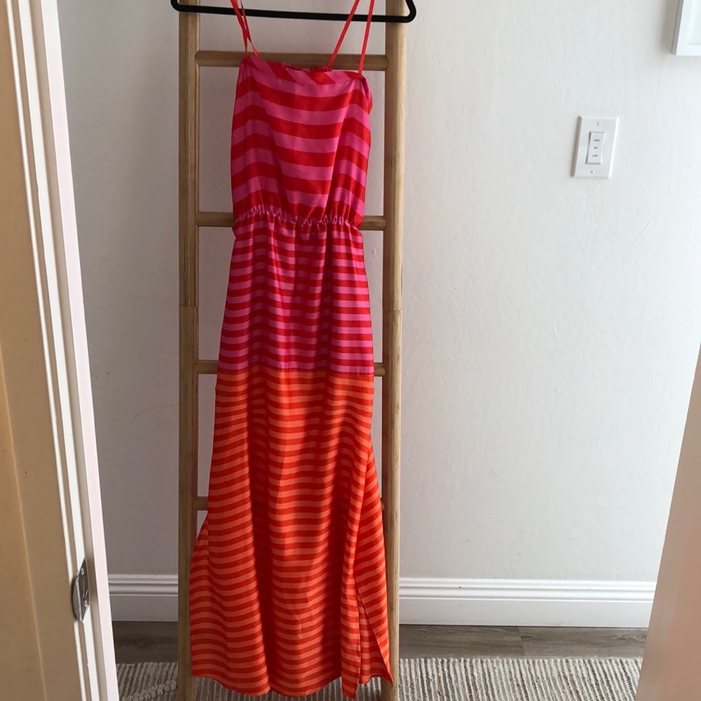 BCBG MAXAZRIA multicolor stripe dress